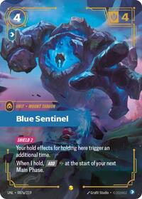 Blue Sentinel (Alternate Art) [Unleashed]
