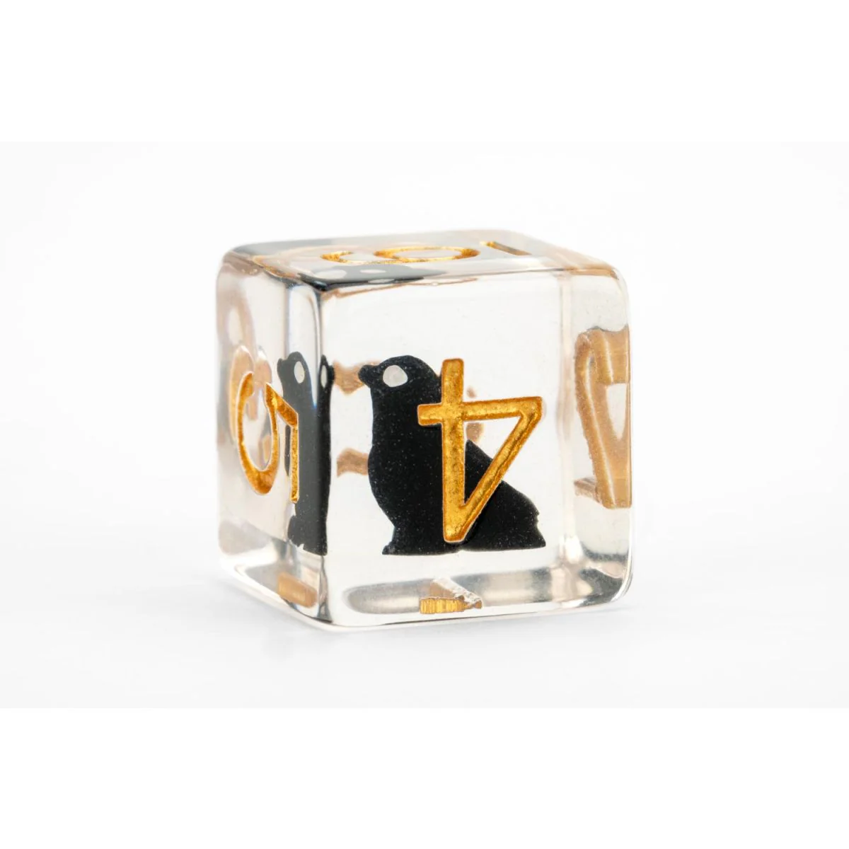 Crow Resin Infused Dice - Image 3