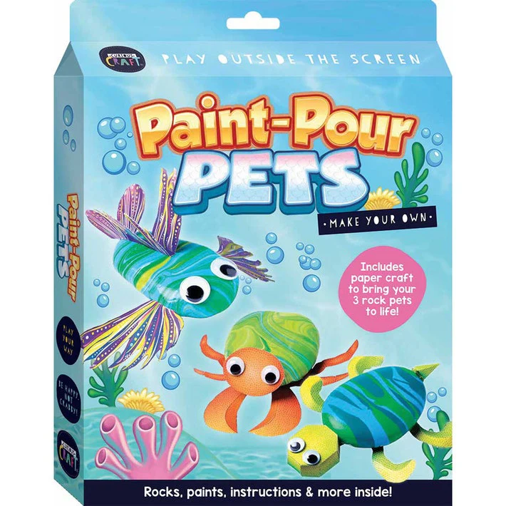 Curious Craft: Paint-Pour Pets