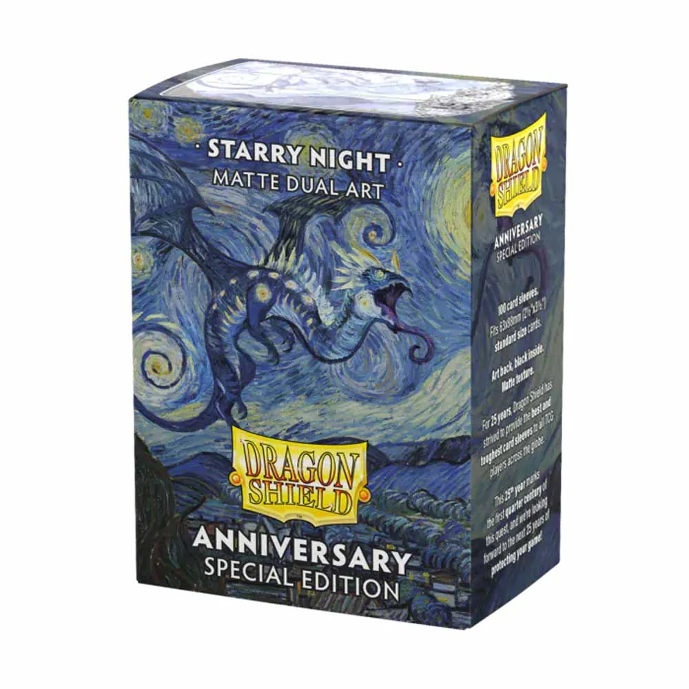 Dragon Shield Sleeves 100 - Matte Dual Art – Archive Reprint – Starry Night