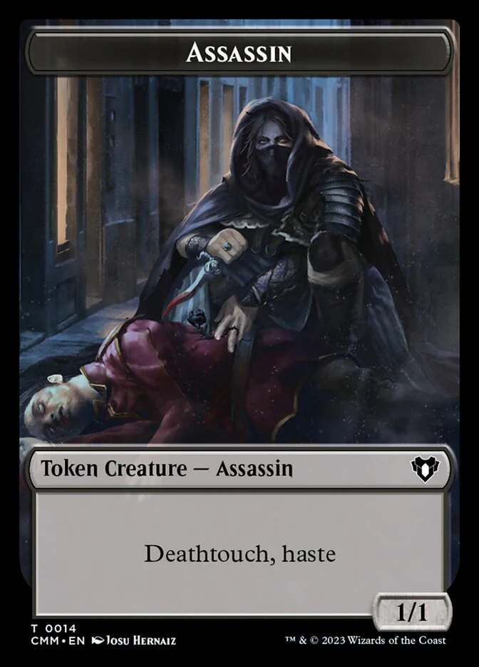 Eldrazi // Assassin Double-Sided Token [Commander Masters Tokens] - Image 2