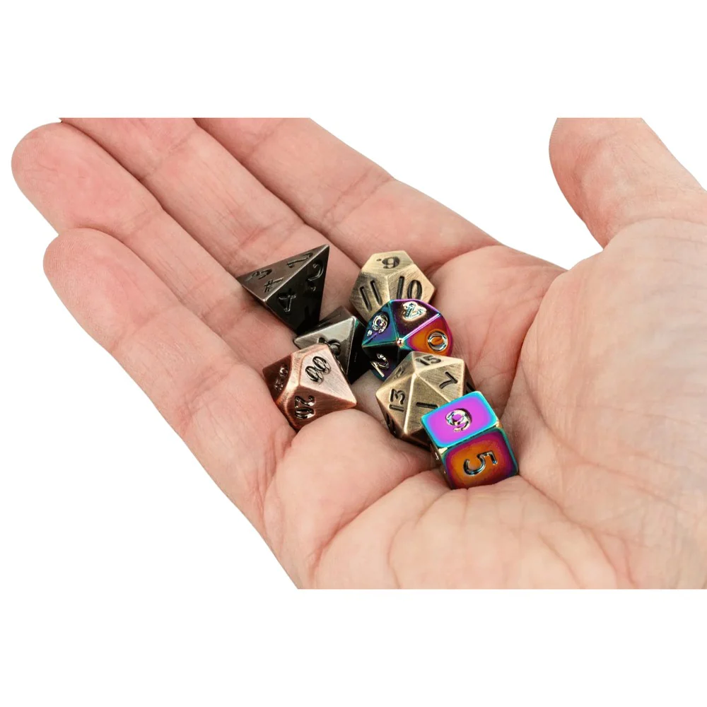 Fanroll: Mystery Misfit Mini Metal Polyhedral Dice Set - Image 3