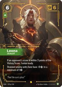 Leona - Zealot (Alternate Art) [Origins]