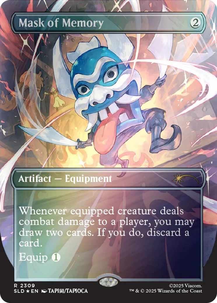 Mask of Memory (Rainbow Foil) [Secret Lair Drop Series]