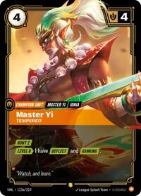 Master Yi - Tempered (Alternate Art) [Unleashed]