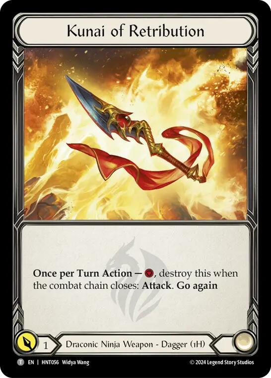 Obsidian Fire Vein // Kunai of Retribution [HNT100//HNT056] (The Hunted) - Image 2