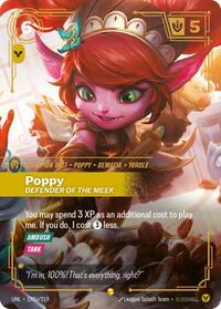 Poppy - Defender of the Meek (Alternate Art) [Unleashed]