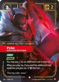 Pyke - Dockside Butcher (Alternate Art) [Unleashed]