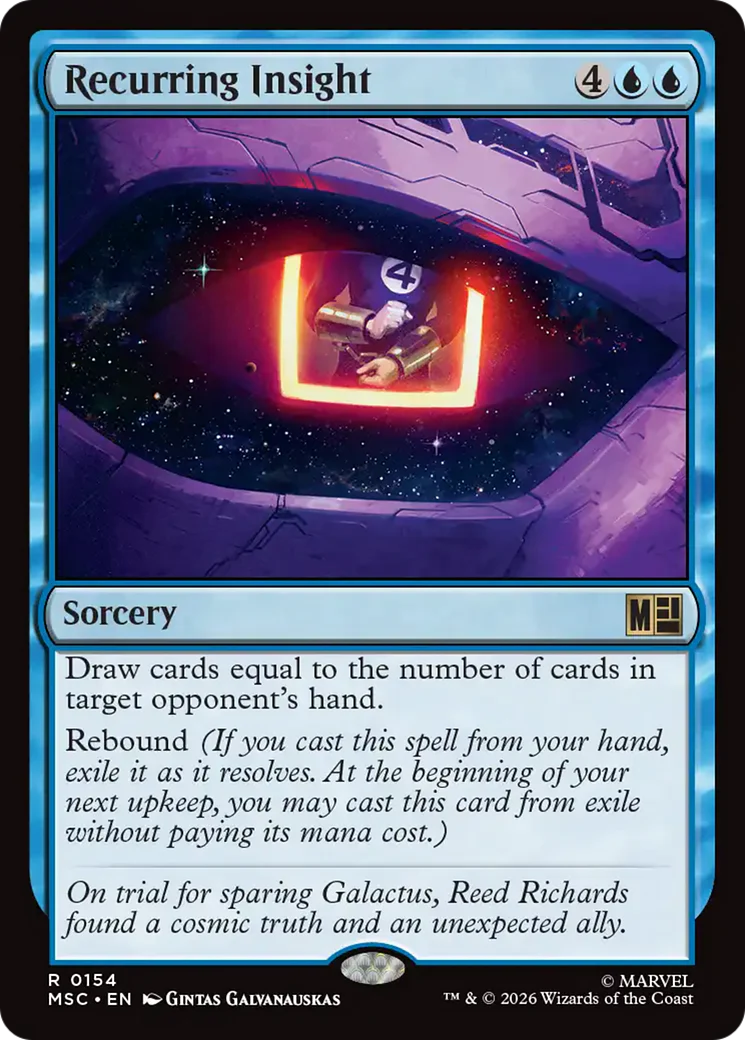 Recurring Insight (Surge Foil) [Marvel Super Heroes Commander]