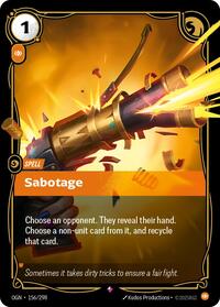 Sabotage [Origins]