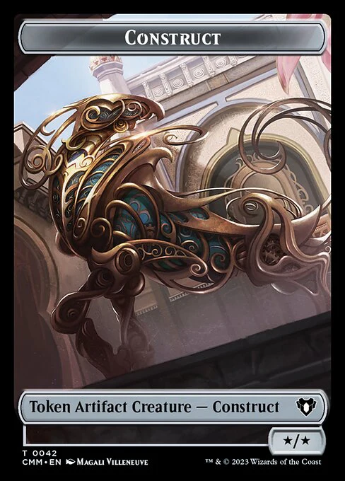 Servo // Construct (0042) Double-Sided Token [Commander Masters Tokens] - Image 2