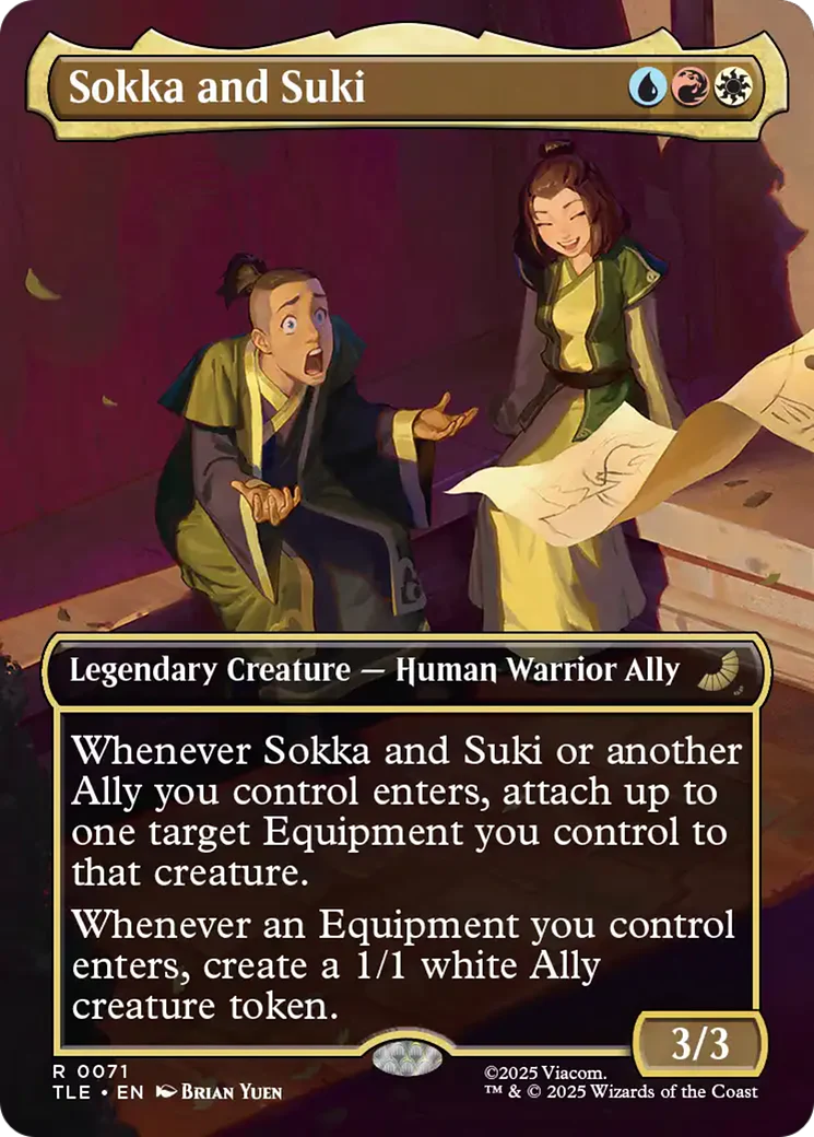 Sokka and Suki (Borderless) [Avatar: The Last Airbender: Eternal-Legal]