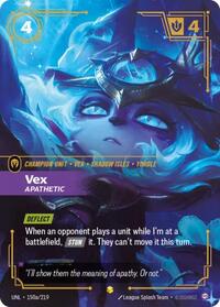 Vex - Apathetic (Alternate Art) [Unleashed]